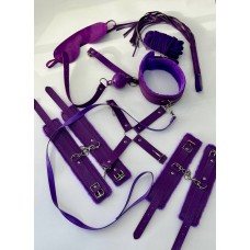 Набор "BDSM" 6 предметов, фиолетовый