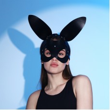  «Непослушная зайка» маска на лицо чёрная