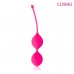 Вагинальные шарики «COSMO», D 36 мм, розовый неон 