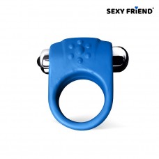 Кольцо на член для эрекции с вибрацией «Sexy Friend» внутренний D 30 мм