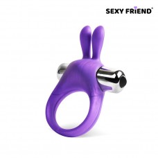 Кольцо эрекционное с вибрацией «Sexy Friend» внутренний диаметр 30 мм