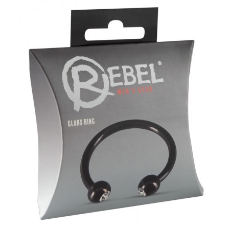 Насадка-кольцо Glans Ring с шариками (металл) «Rebel»