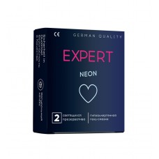 Презервативы «EXPERT NEON» № 2 (светящиеся)  2 штуки
