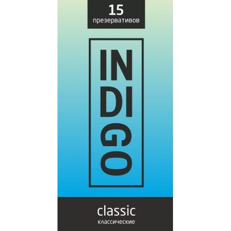 Презервативы «INDIGO CLASSIC» № 15 (классические), 15 штук