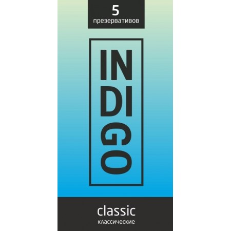 Презервативы «INDIGO CLASSIC № 5» (классические), 5 штук