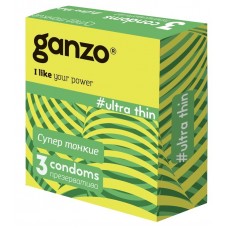 Презервативы "GANZO" Ultra thin (Ультратонкие), 3 шт.