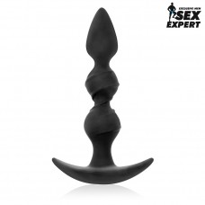 Анальный стимулятор «Sex Expert» L 160 мм D 28x30x33 мм, цвет чёрный