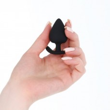 Анальная пробка, гипоаллергенный силикон Soft-touch, 53 х 27 мм, черный